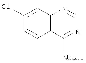 Molecular Structure of 19808-36-7 (4-AMino-7-chloroquinazoline)